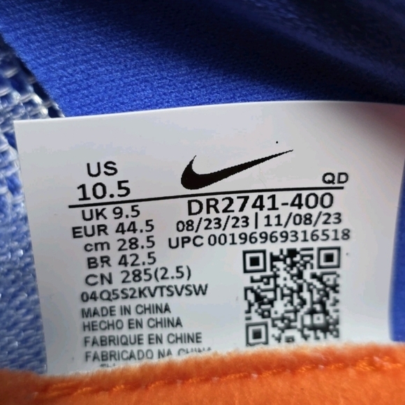 Nike Ja Fly 4 Track & Field Sprint Spikes Racer Blue DR2741-400 Men Sz 10.5 New main image 6
